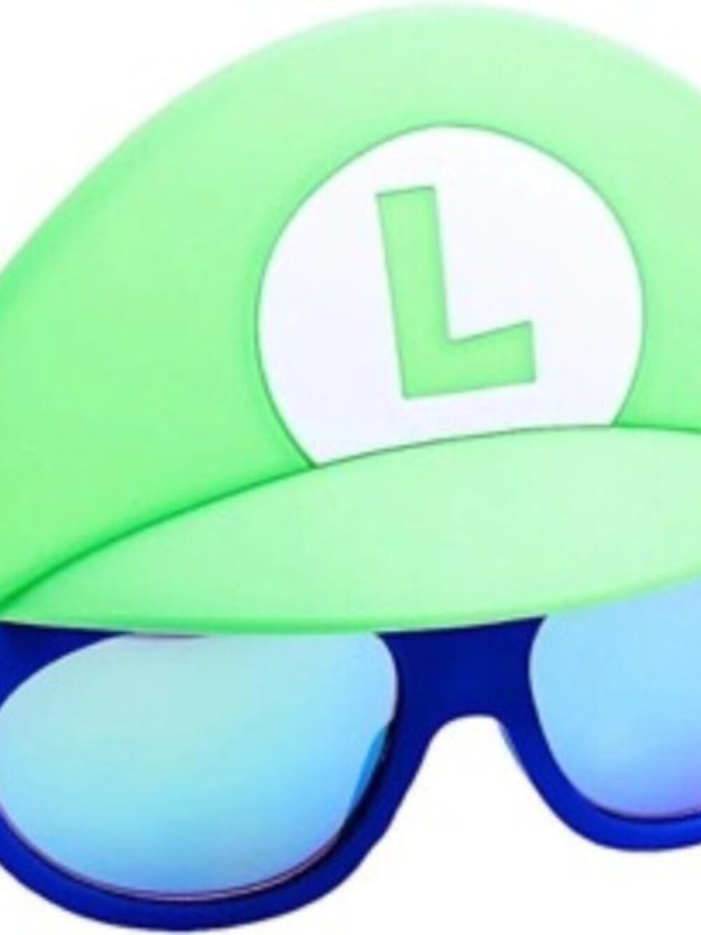 Sun-Staches Luigi Child Sunglasses, Nintendo Super Mario Costume Accessory Mask